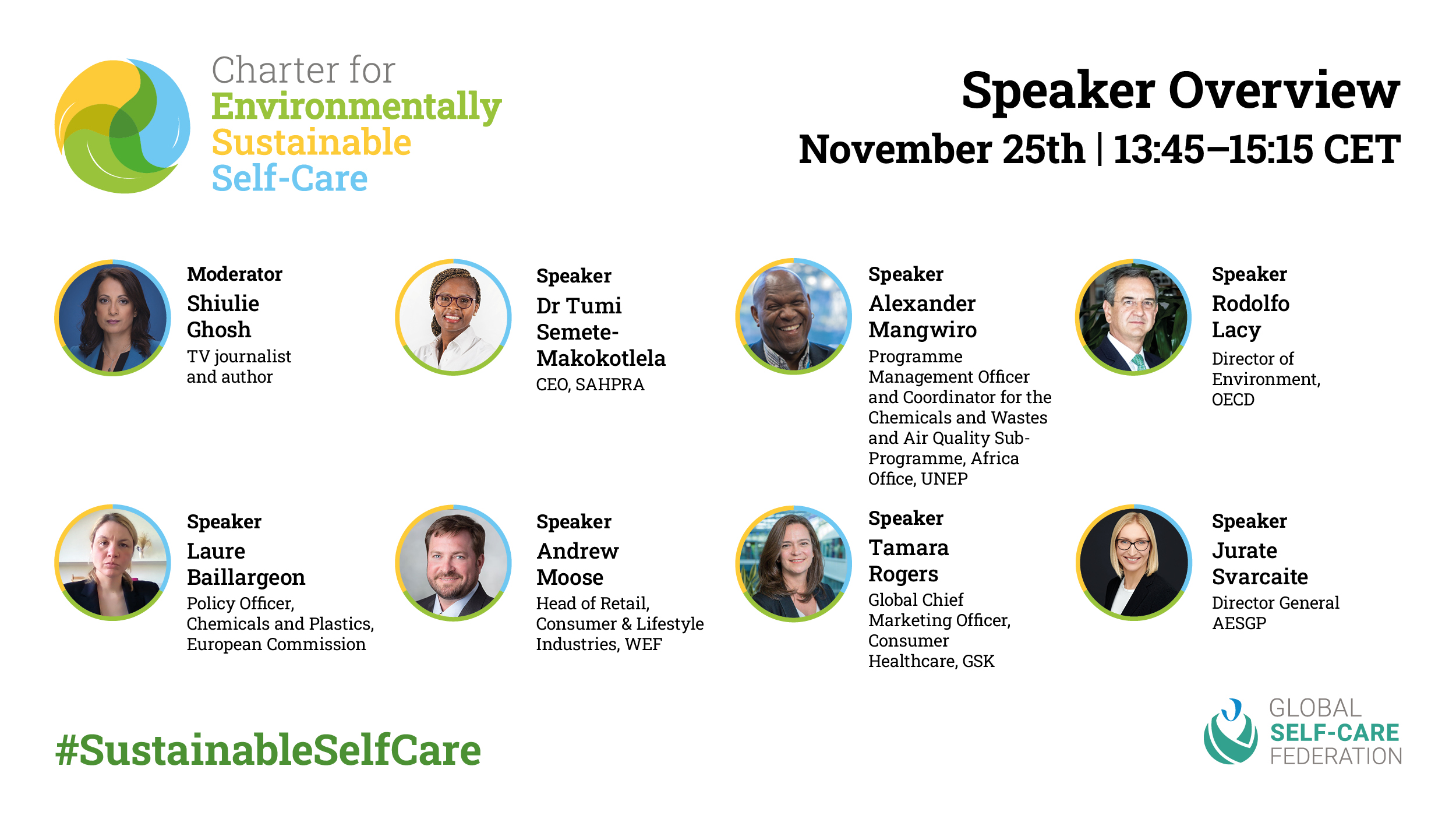 Charter for Environmentally Sustainable Self-Care Launch